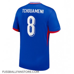 Frankreich Aurelien Tchouameni #8 Replik Heimtrikot EM 2024 Kurzarm